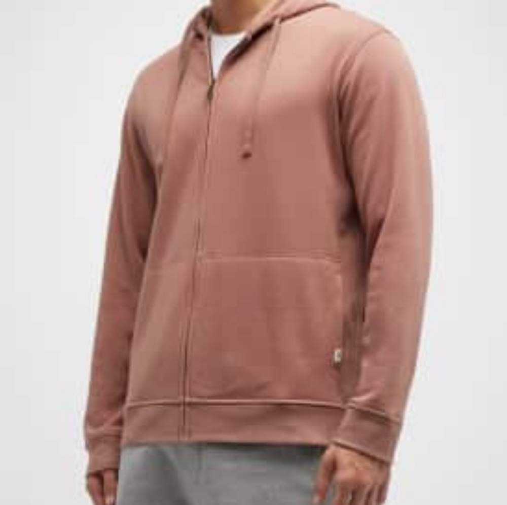UGG "Gordon" sweatshirt with fleece lining. Size L. Color Salmon. New wi…